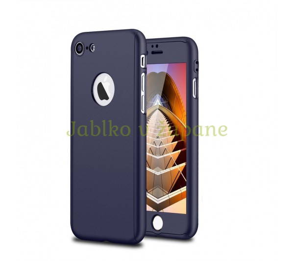 360° kryt Apple iPhone 7/8 - modrý